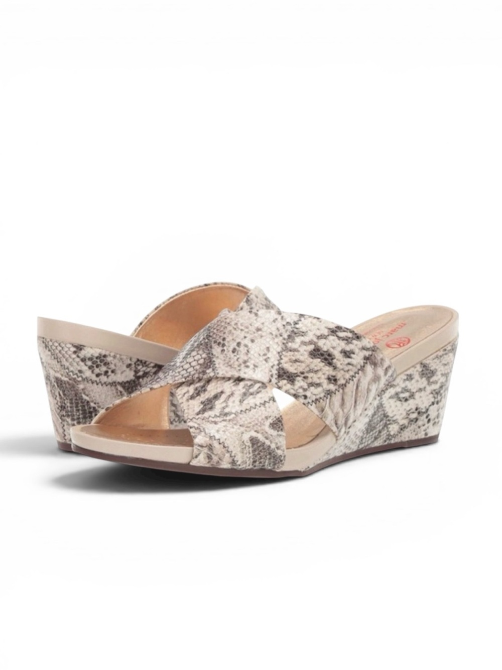 Marc Joseph New York Beach Street Leather Slip On Sandal Size 5 1/2